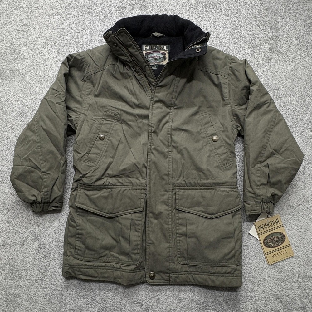 Pacific Trail Jacket Youth Medium 10-12 Outdoor Parka Winter Coat Fleece Lined